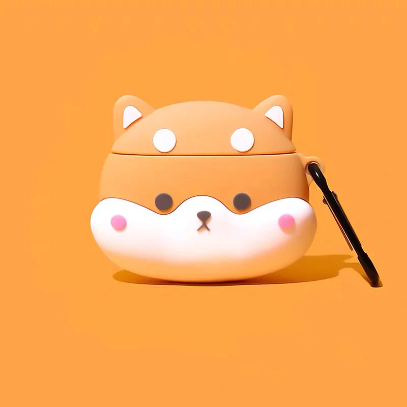 

Cartoon Case For Airpods 1 2 Case Corgi Dog Paw Silicone Earphone Bluetooth Wireless Protective Cove For AirPods Cute Keychain