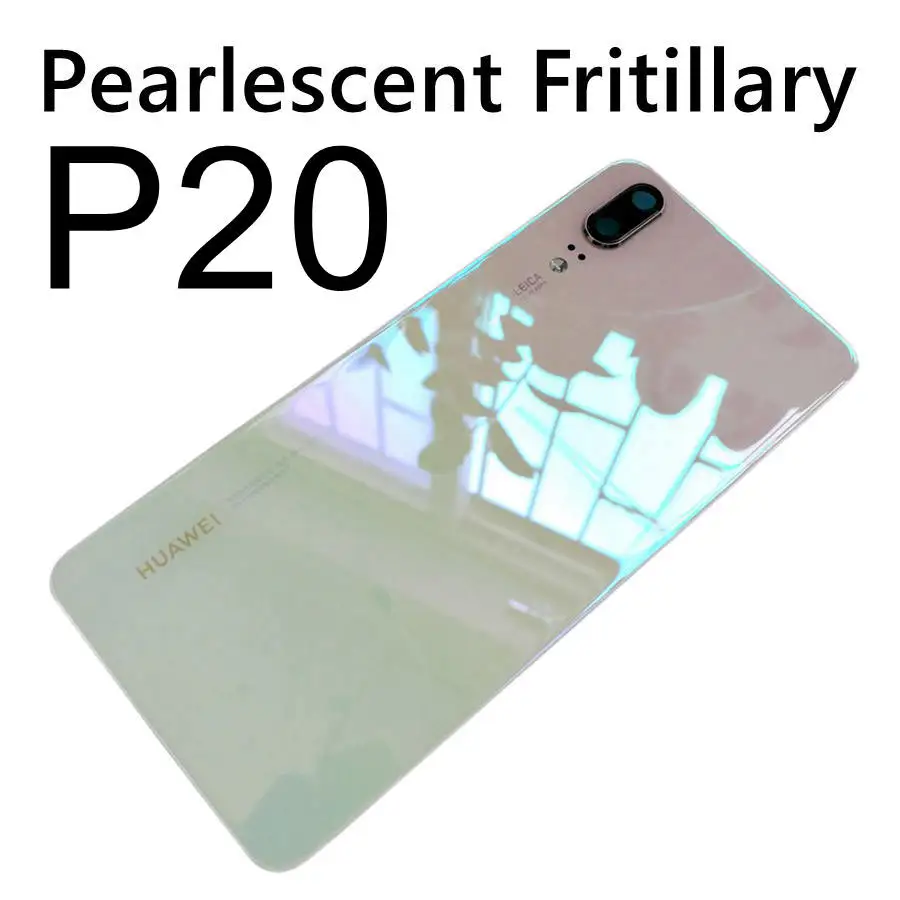Для huawei P20 Pro крышка батареи Задняя стеклянная Задняя Дверь Корпус чехол панель+ объектив камеры для huawei P20 Lite крышка батареи Nova 3e