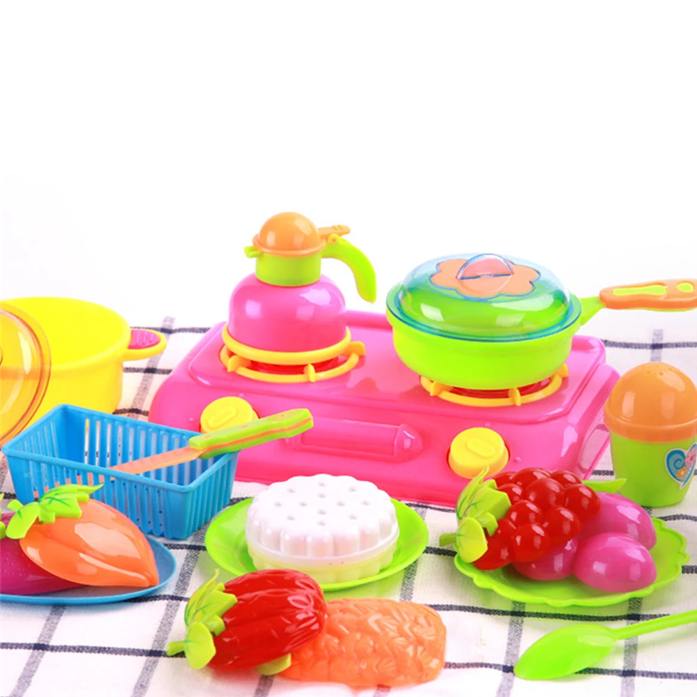 22 шт. Детский Набор игрушечных кухонных игрушек для девочек детский игровой