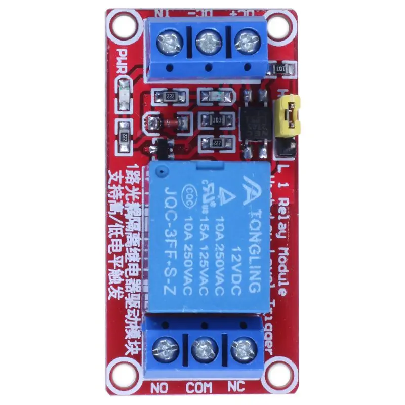 1-канальный 12 В H / L переключатель уровня оптрон релейный модуль для Arduino Новый |
