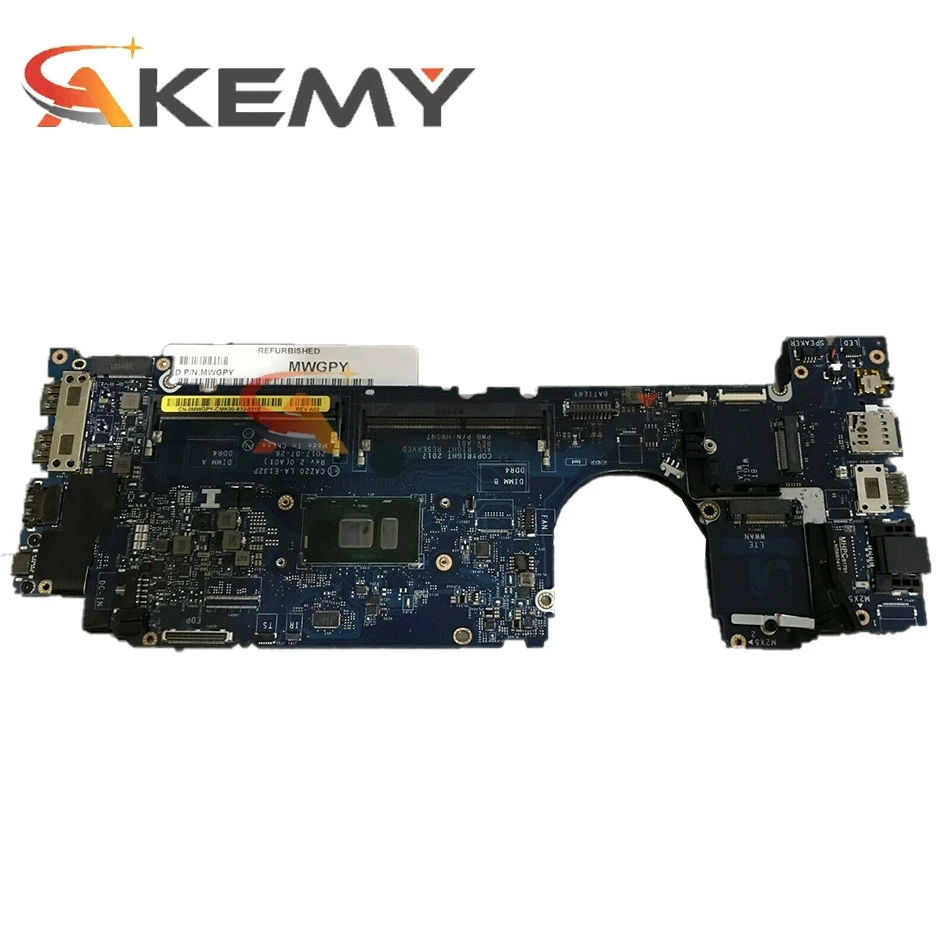 100% рабочая материнская плата dell latitude 7480 E7480 0MP2YX CN-0MP2YX CAZ20 | Компьютеры и офис
