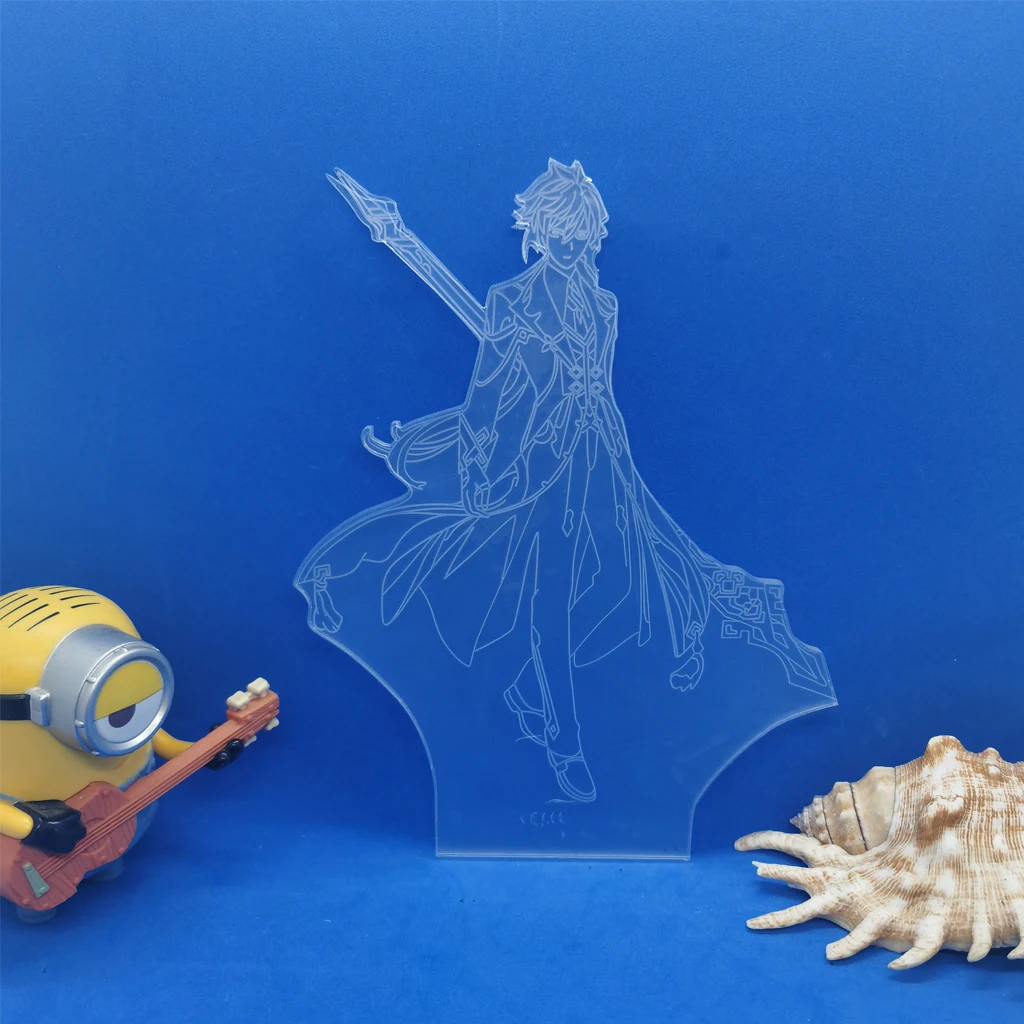 Ночной светильник Genshin Impact только акриловая доска Zero Two аниме фигурка игровая