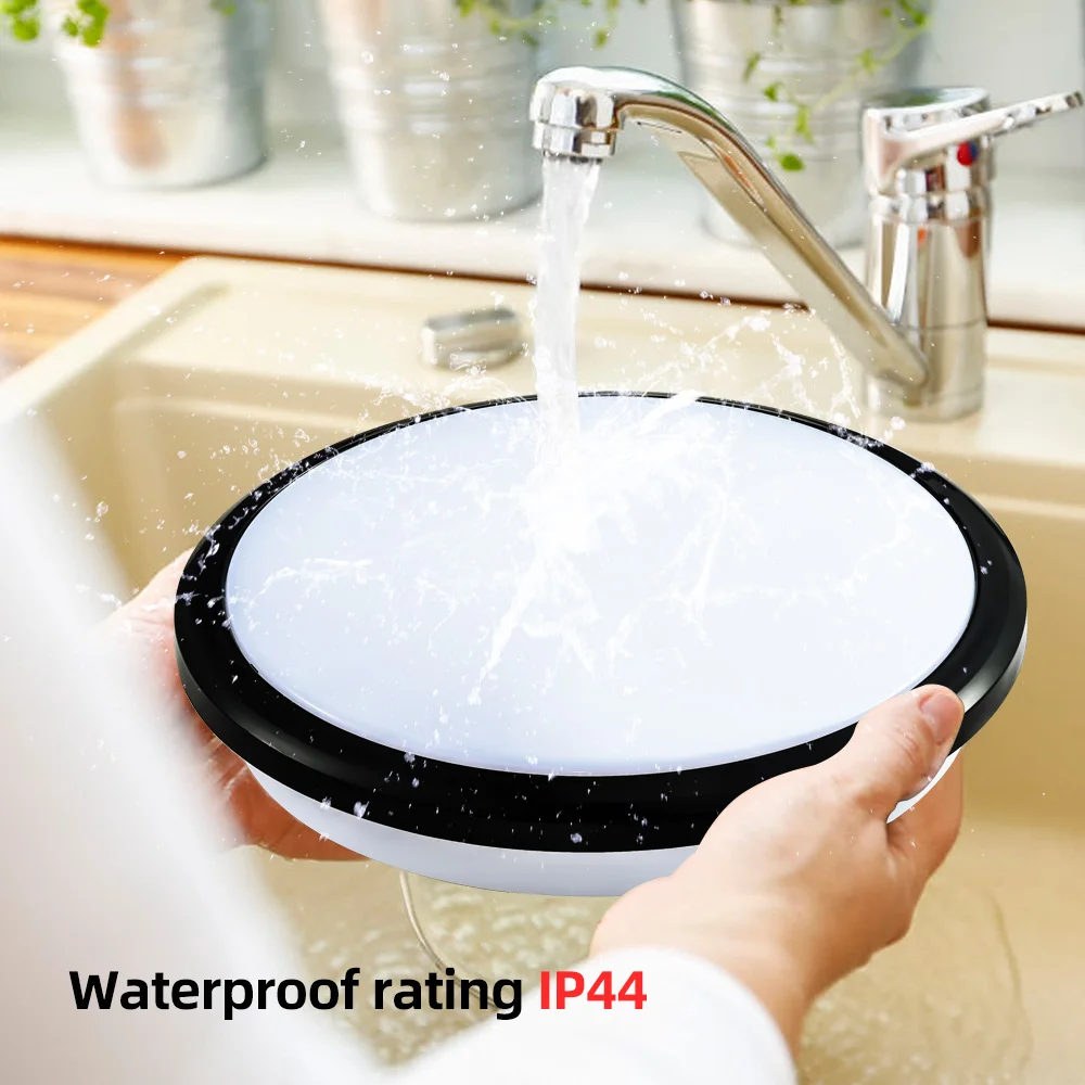 

Zerouno Modern Ceiling Lamp led light kitchen Bathroom vanity Waterproof washroom High Luminious Daily Lighting 18W 30W 32W