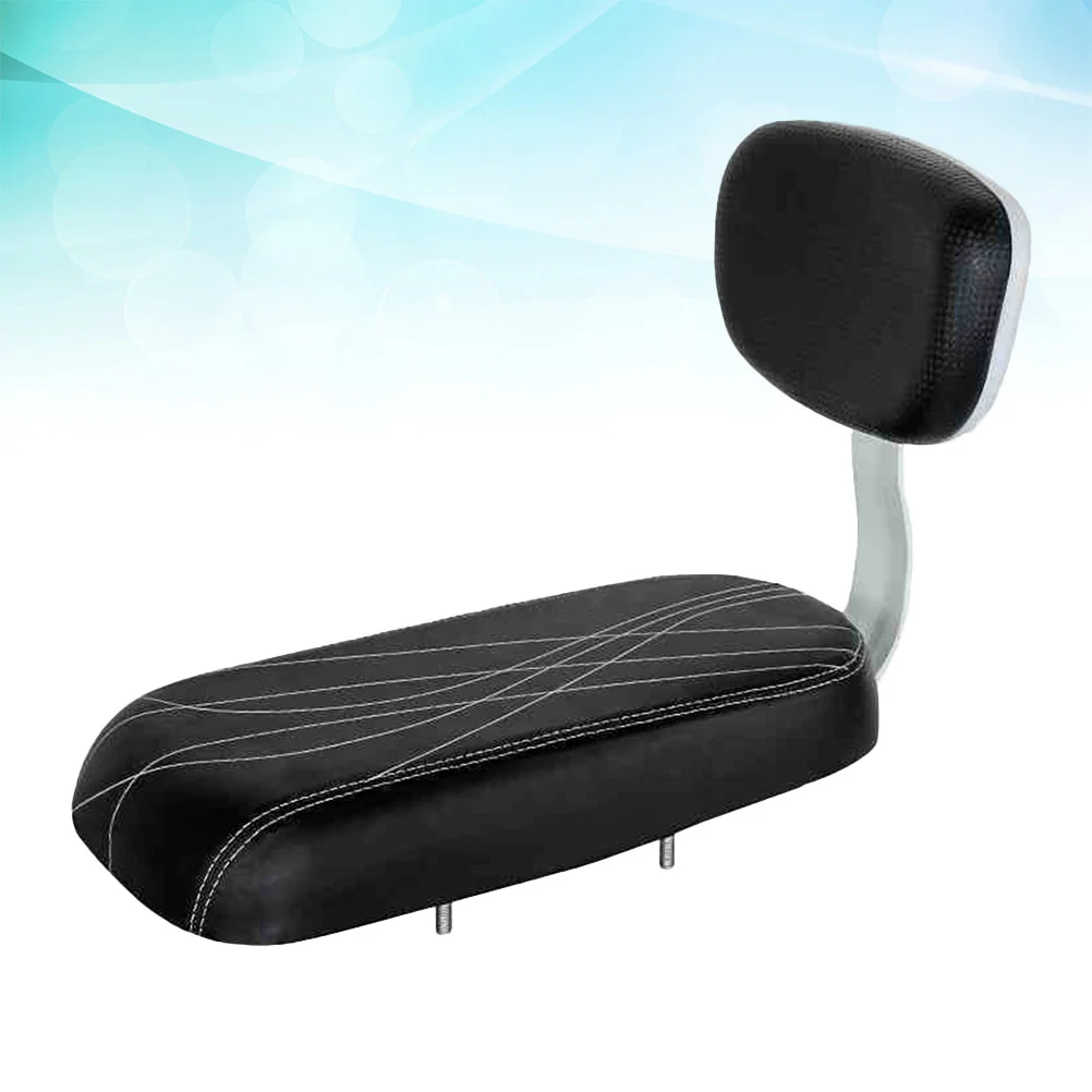 

Back Seat MTB Sponge Cushion Bike Rear Seat Children Back Rest Seat Bike Accessory (Black)