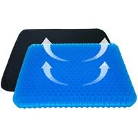 gel seat cushion office chair seat cushion with non slip cover breathable honeycomb egg crate cushion for office chair car
