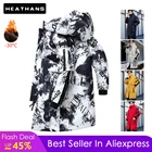 Пуховик мужской с капюшоном, 2021, популярные мужские зимние парки средней длины для инструментов, мужские куртки, Новая корейская модная одежда