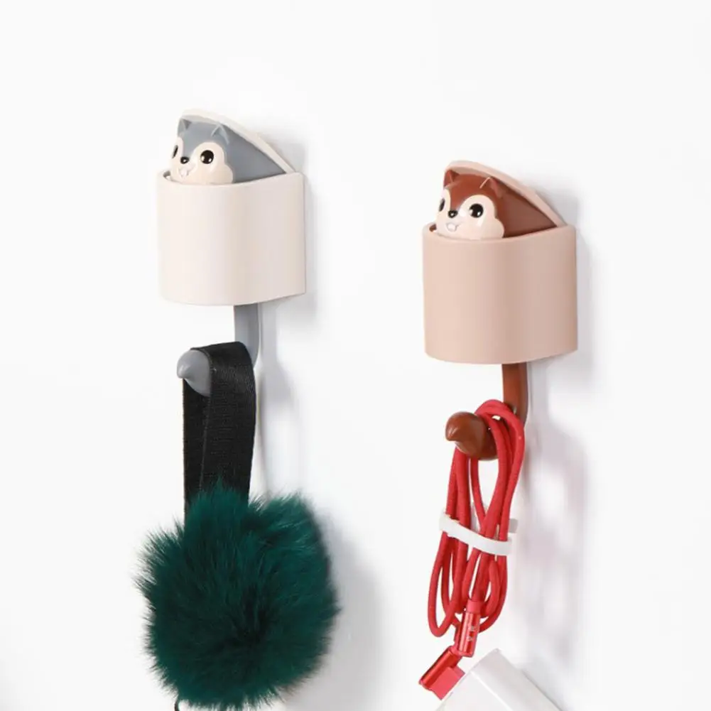 GloryStar липкий крючок в форме белки для пальто шляпы подвесного кухонного хранения
