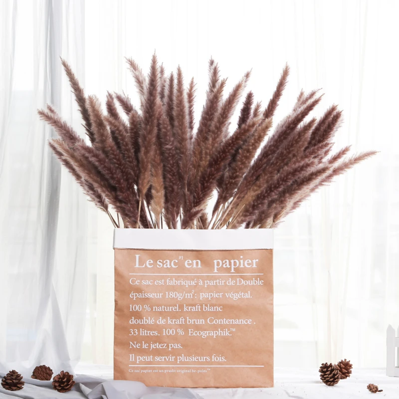 Сушеные цветы для свадебной вечеринки букет сделай сам натуральный пшеничный