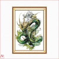 joy sunday green dragon painting by number animals drawing on canvas handpainted art gift diy pictures by number home decor