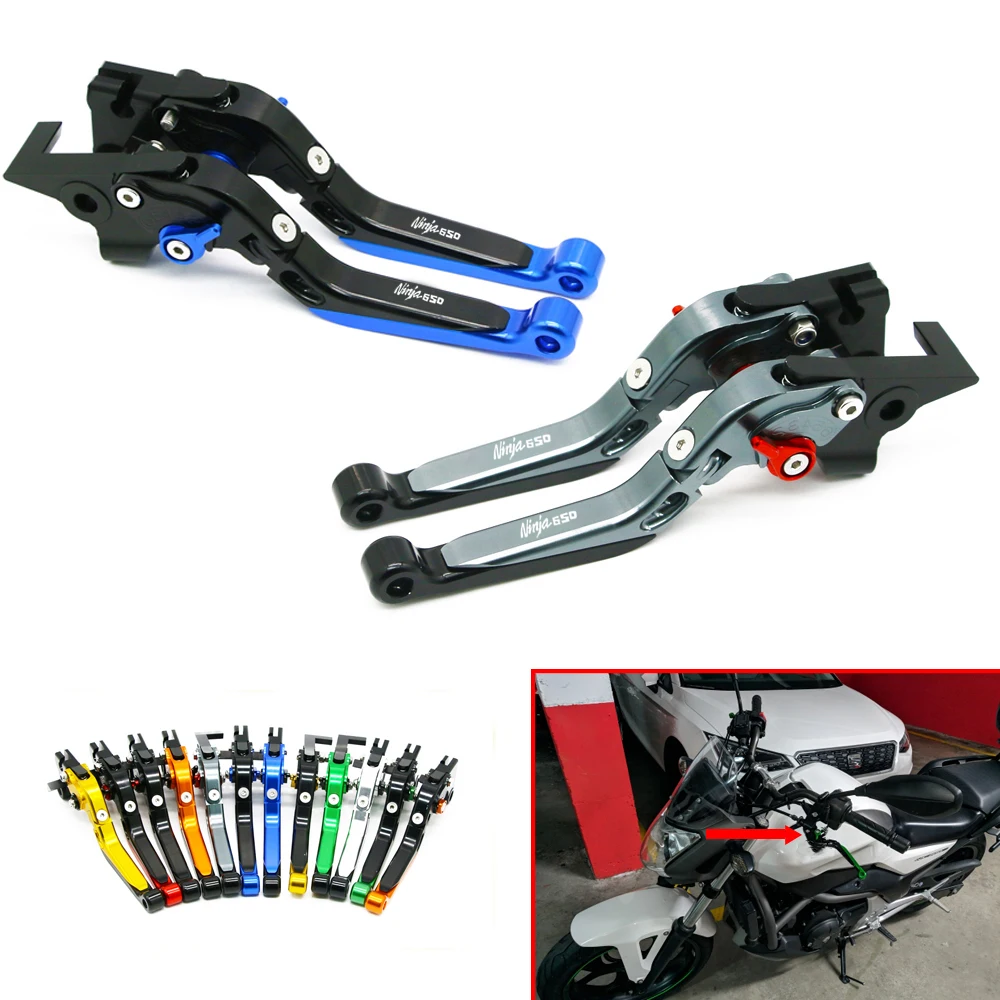 Регулируемые складные рычаги тормозной муфты с ЧПУ для Kawasaki NINJA650 NINJA 650 2006-2019