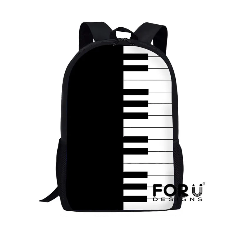 L5564C FORUDESIGNS/детские школьные сумки, набор для подростков мальчиков и девочек, рюкзаки с музыкальными нотами, сумка для книги с пианино, Детская сумка на плечо, mochila escolar - Цвет: L5564C