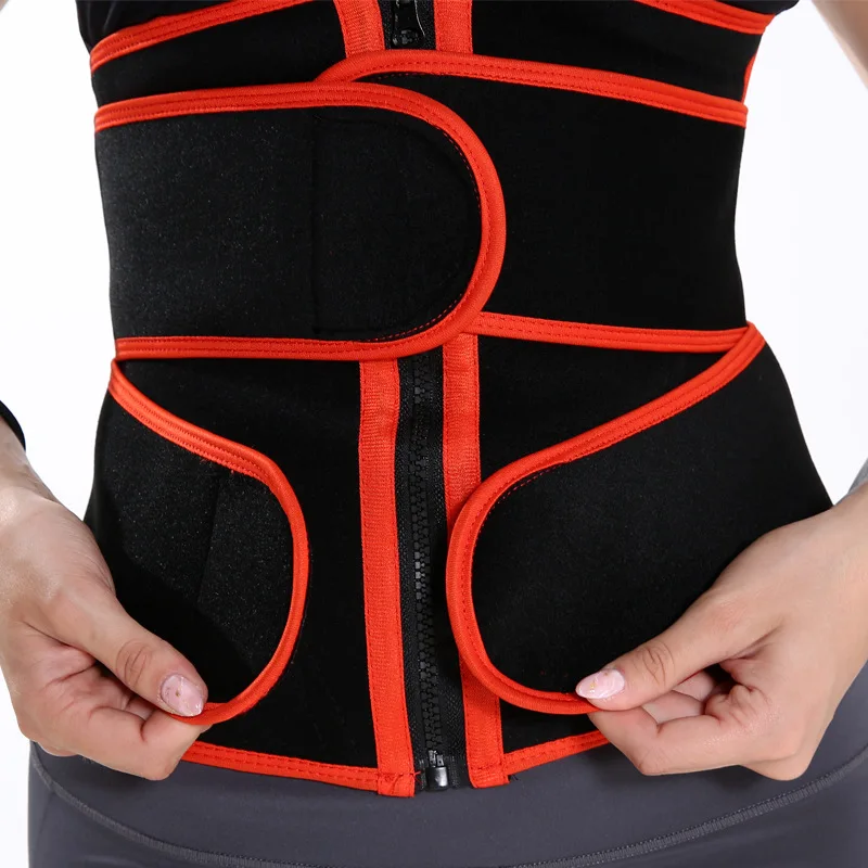

New Adjustable Waist Support Sports Waist-sealing Yoga Running Belly Waist Protection Belt Corset Double Fitness Belt 07JW274