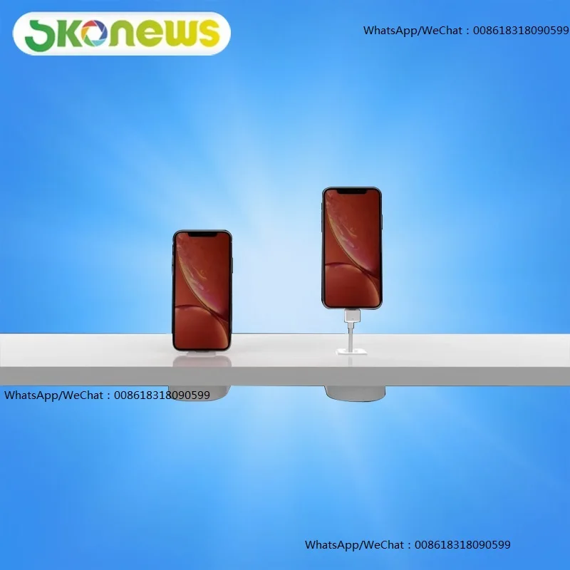 charging security display stand MAX series Anti theft pull box recoiler for 6 phone retail solution | Безопасность и защита