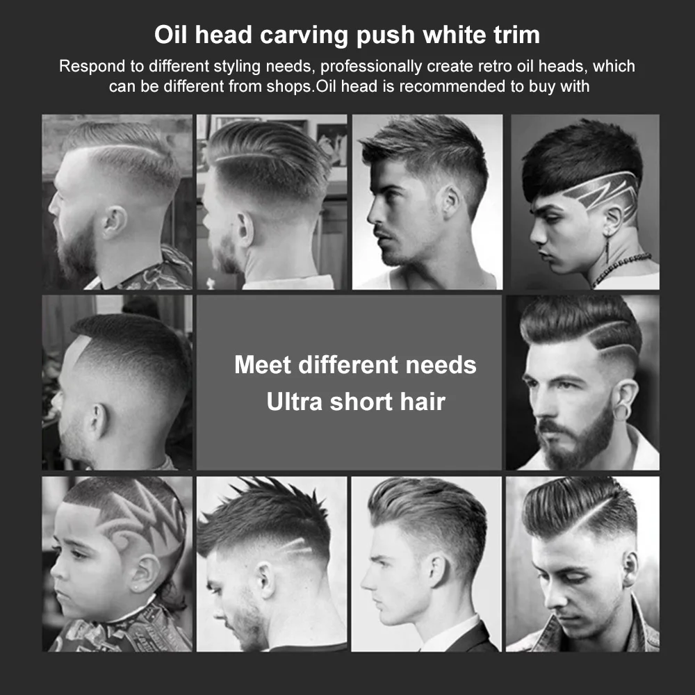 

LSJHA Men Electric Hair Clipper Trimmer Rechargeable Hair Cutting Shaving Machine Beard Barber Shaver Razor