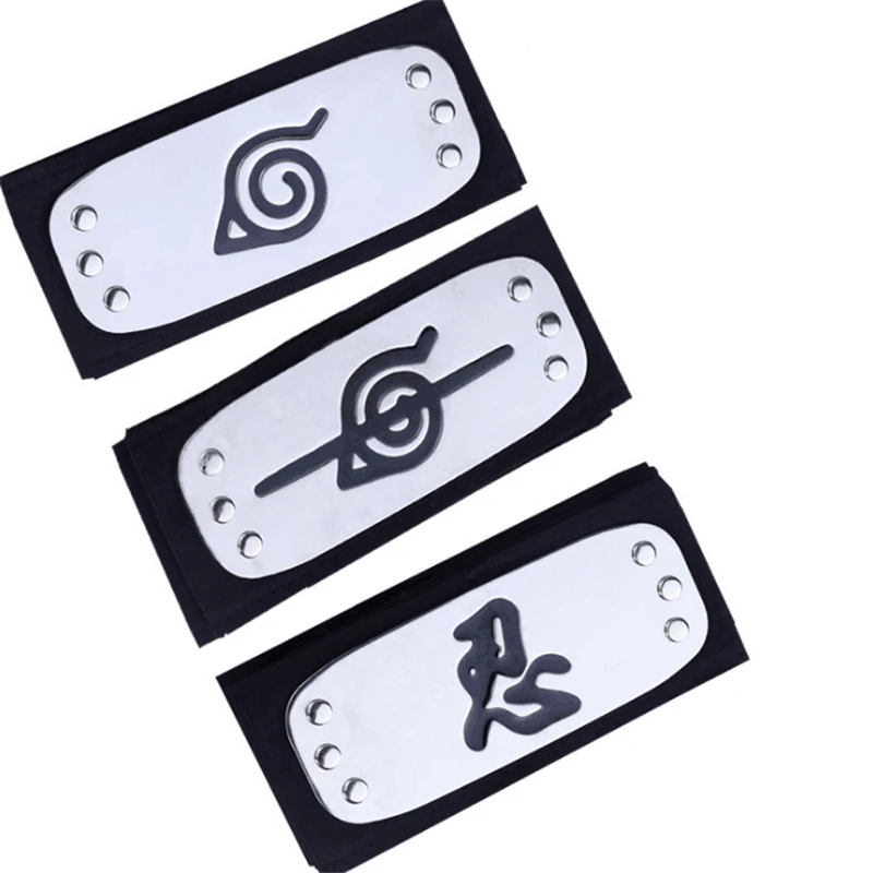 NARUTO Uzumaki Naruto Hatake Kakashi Uchiha Sasuke Deidara PVC Kunai Shuriken Weapons Hand Sword Headband Csoplay Accessories