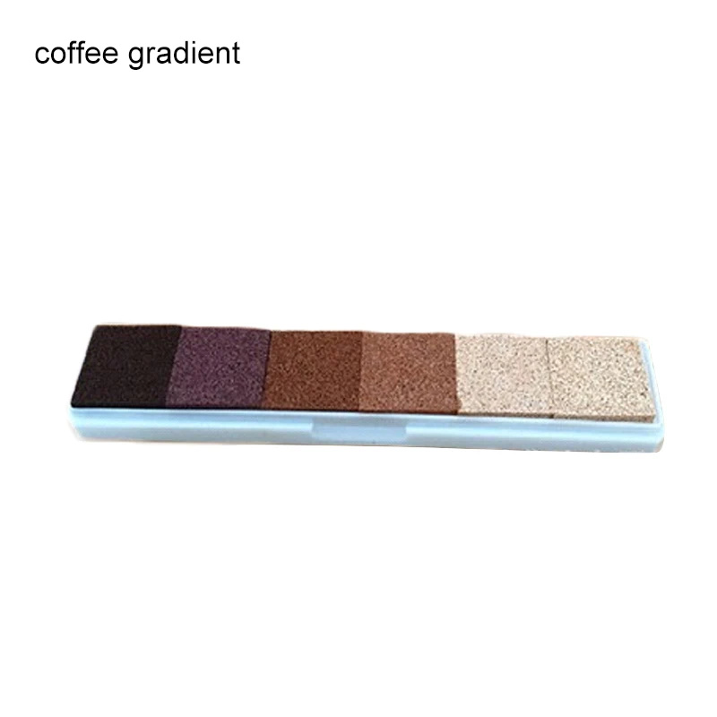 coffee gradient Чернильный коврик Сделай Сам Скрапбукинг на масляной основе отпечаток пальца резиновый штамп нетоксичный старинные ремесла градиентный цвет офисные аксессуары - Цвет: coffee gradient