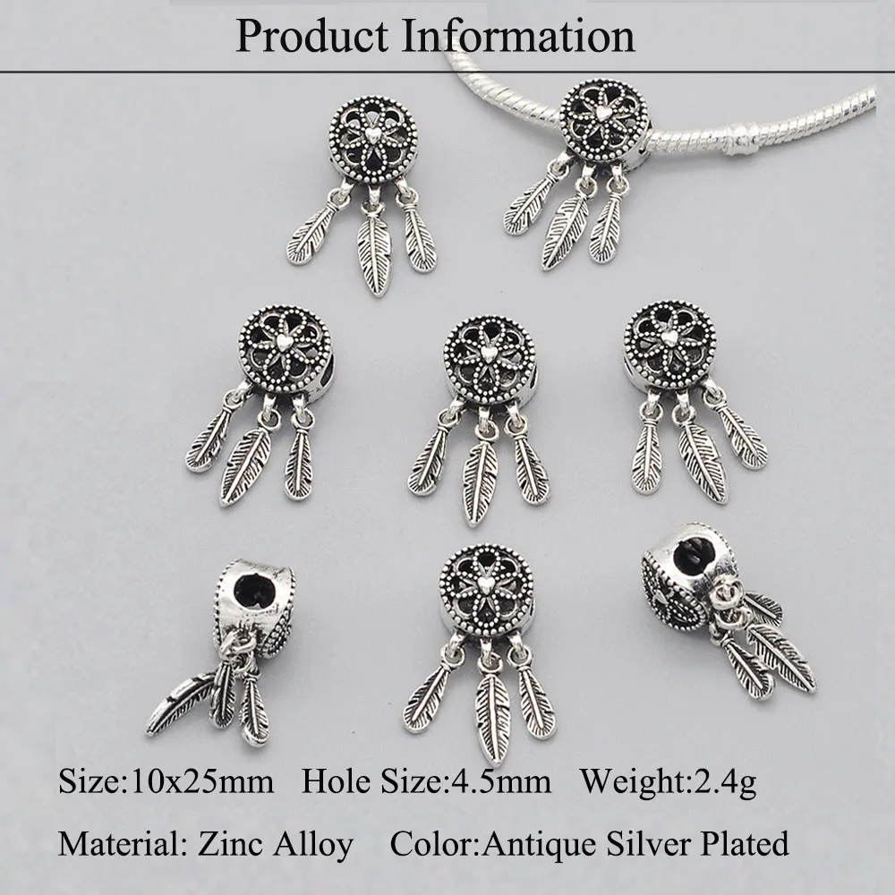 3 шт./лот Лот Ловец снов Бусины Оптовая Продажа DIY Ювелирные изделия Подвески