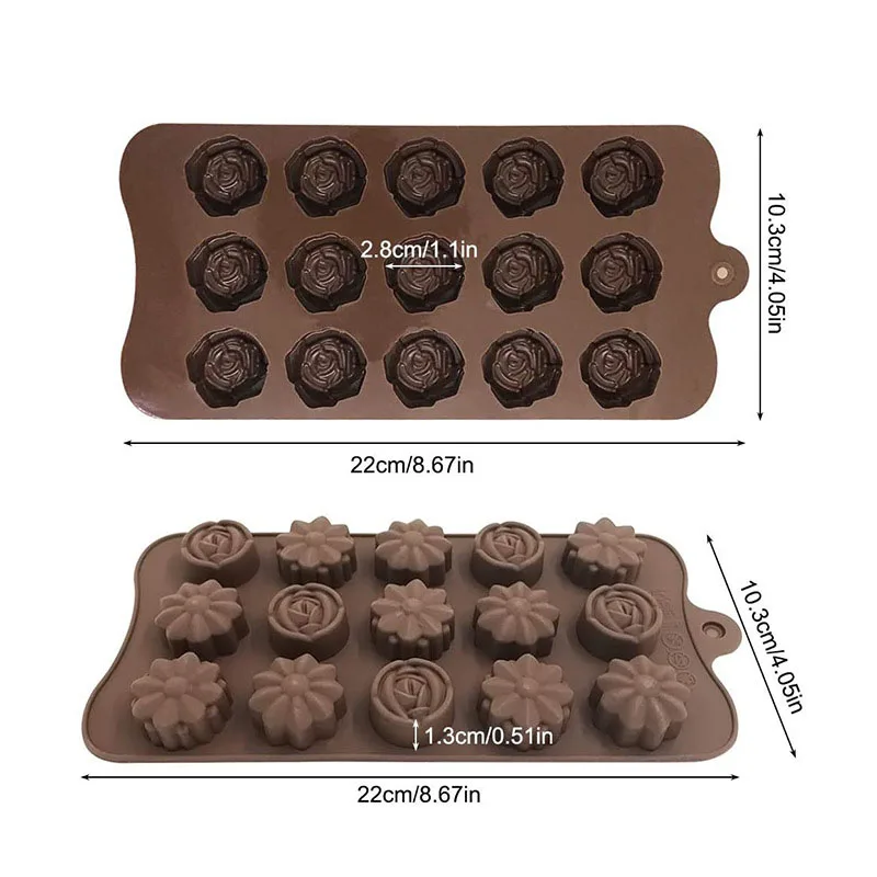 Новинка Платье с цветочным узором для шоколадная форма Набор DIY силиконовые