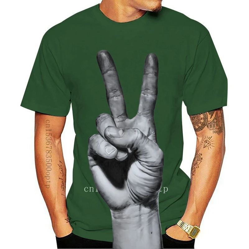 

Футболка с надписью «Peace Hand» для женщин