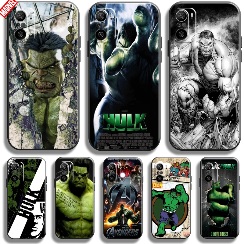 

Hulk Marvel Avengers For Xiaomi Mi 11i Phone Case 6.67 Inch Soft Silicon Coque Cover Black Funda Captain America Thor