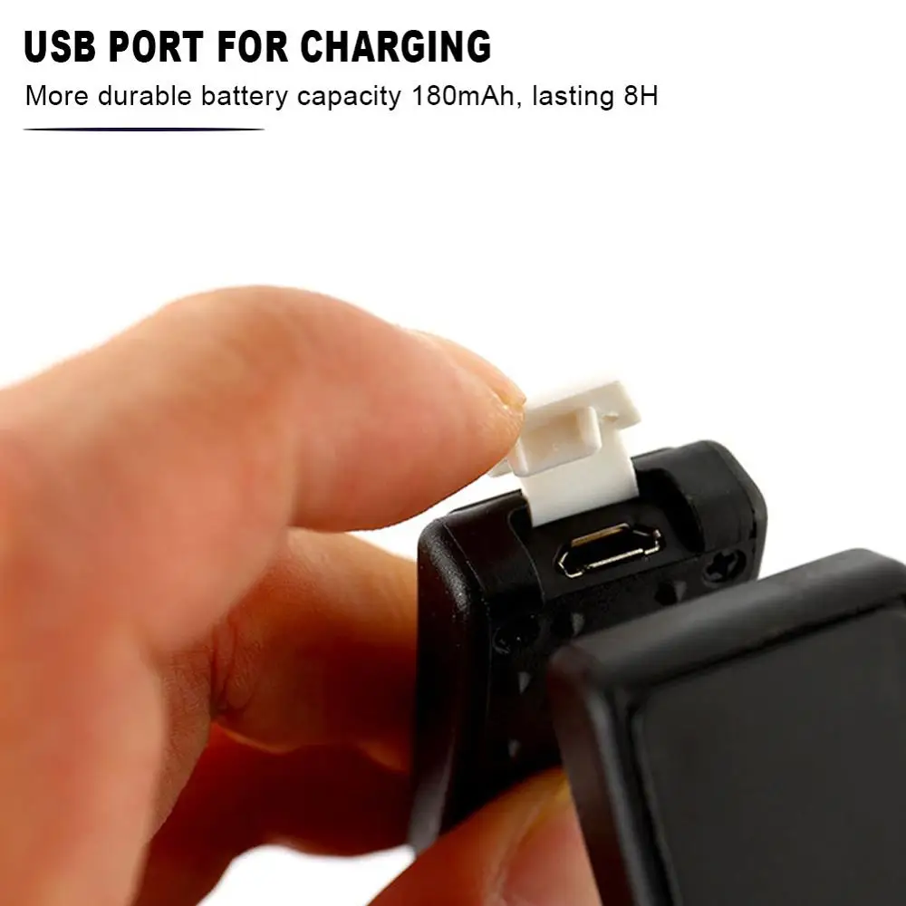 Открытый светодиодный зажим для обуви USB Перезаряжаемые светильник ночных
