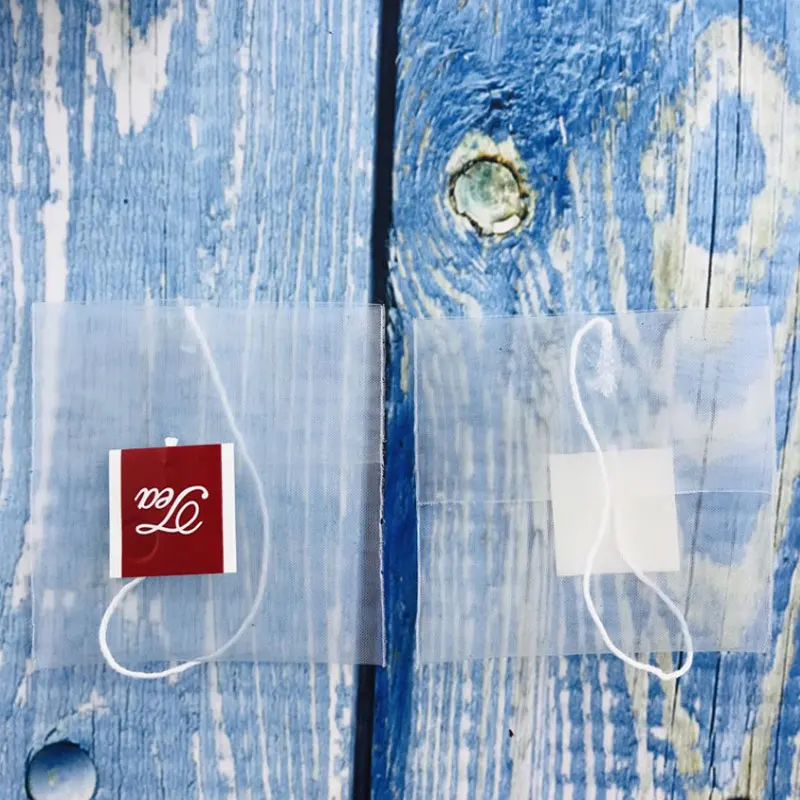 1000 шт./лот одноразовые пустые чайные пакетики с кулиской нейлоновые складные