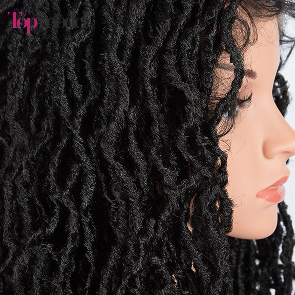 Лучшая модель вязаных косичек парик для черных женщин вязаный крючком вязаные