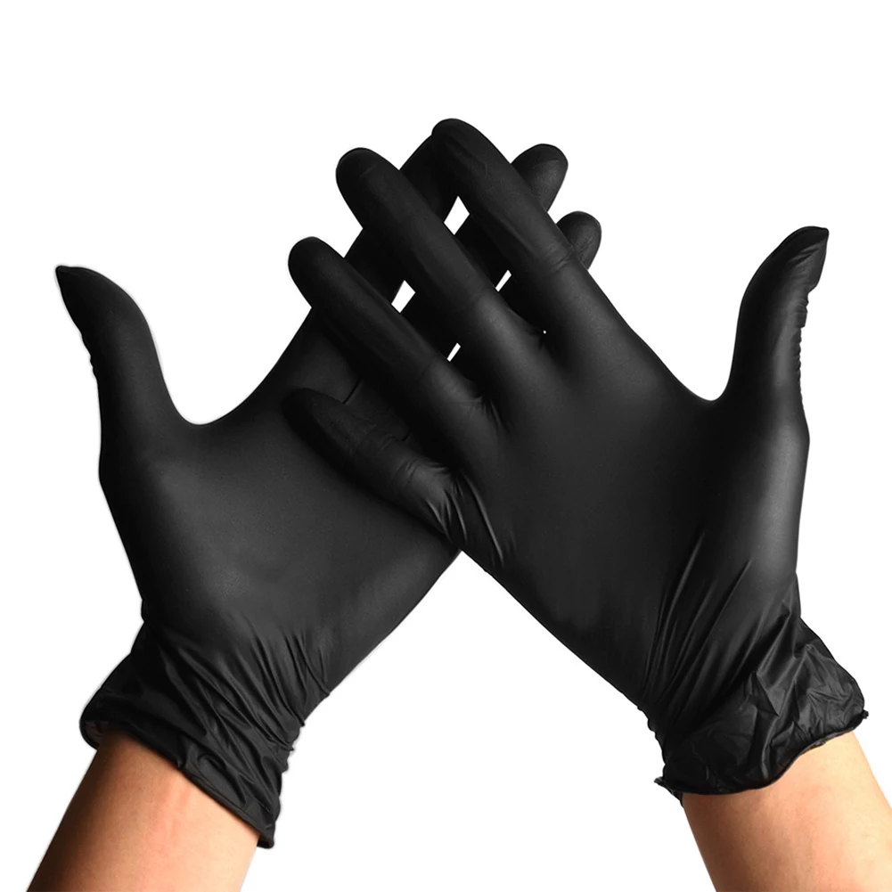 Black Latex Gloves