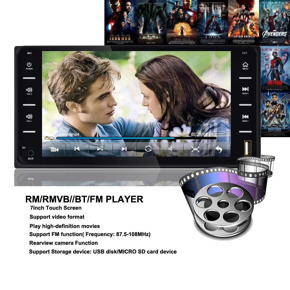 Автомобильный аудио MP5 DVD-плеер для Toyota Corolla VIP |