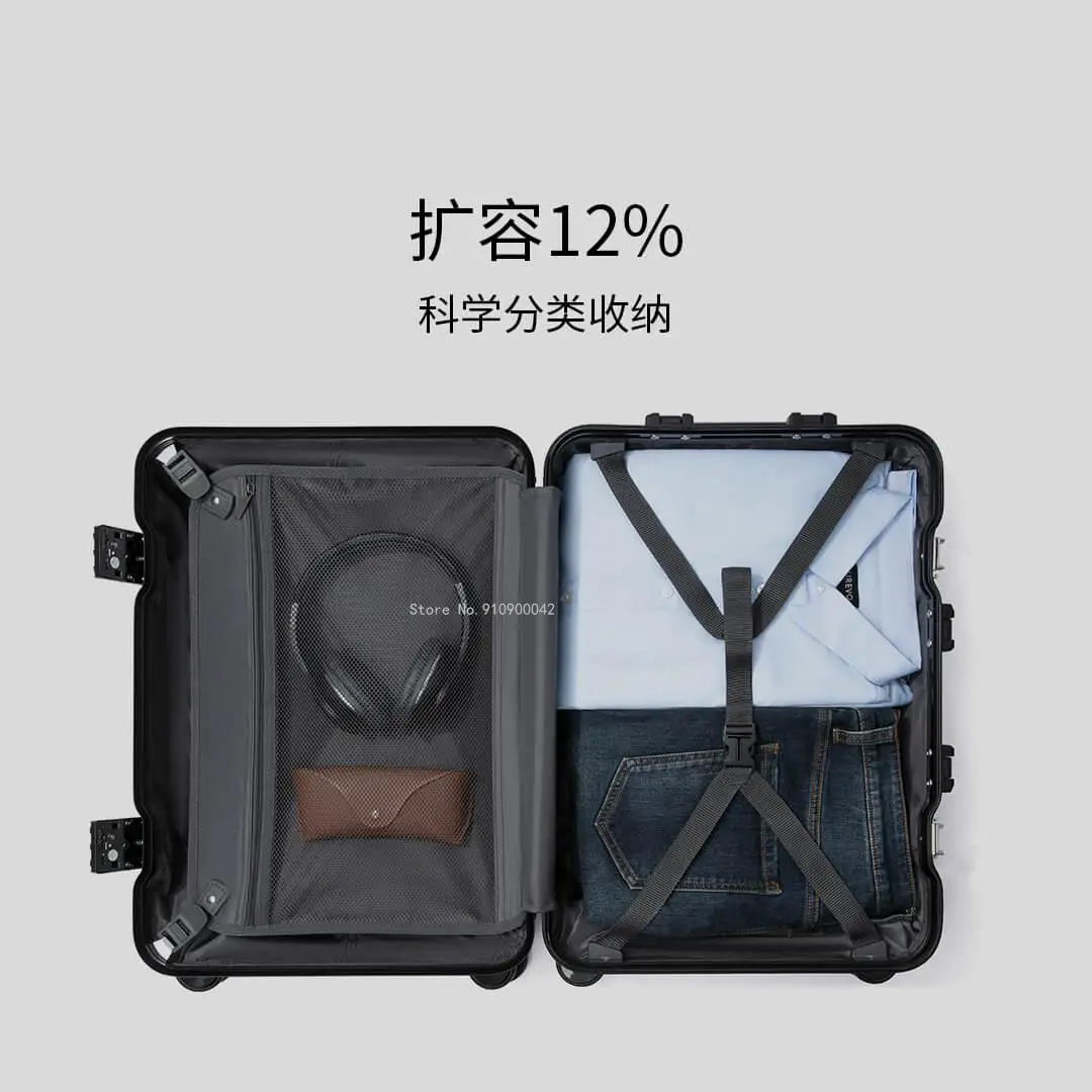 Чемодан Xiaomi UREVO Doric frame 20 дюймов/38L 24 дюйма/63L TSA замок Спиннер колесо ручной чемодан