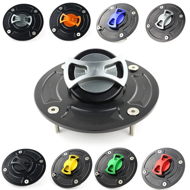

Fit For BMW S1000R S1000RR F650GS F850GS F800R K1600GT R1200GS R1200GS Adventure Motorcycle Aluminum Gas Fuel Tank Cap Cover