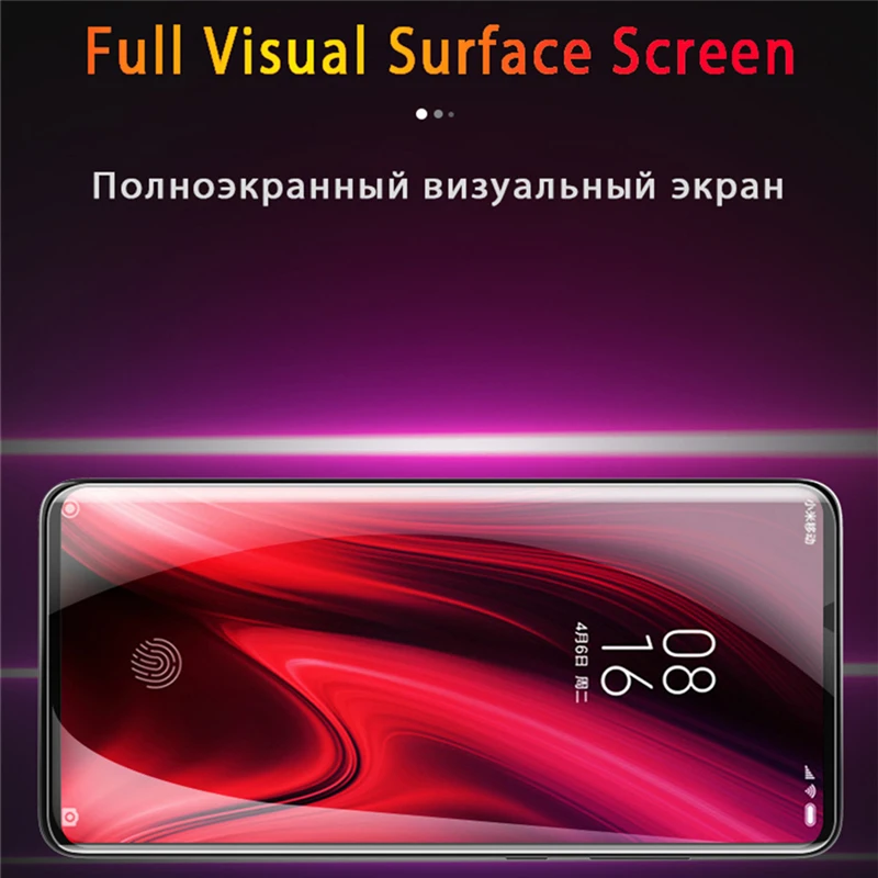 Защитная пленка 40D на весь экран для Xiaomi Redmi Note 7 8 5 6 Pro Гидрогелевая K20 7A 6A мягкая