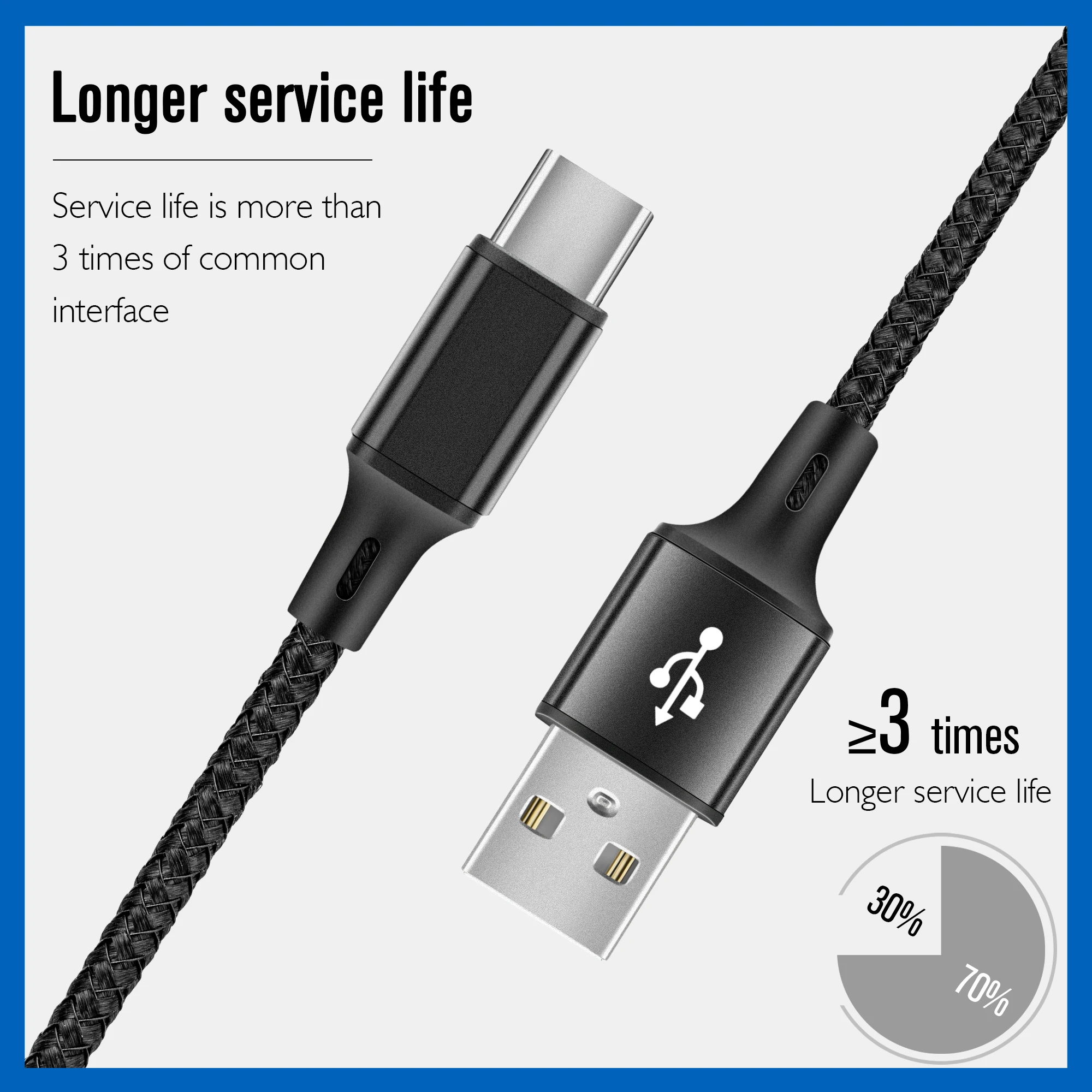 

Кабель зарядный STARTRC с USB на Type-C для дрона, 1,2 м