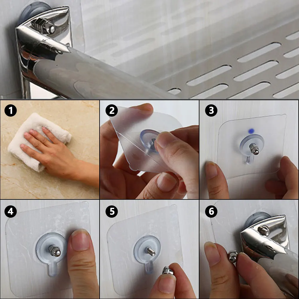 10 шт. не оставляющая следов стикер винт перфорация самоклеящиеся настенные