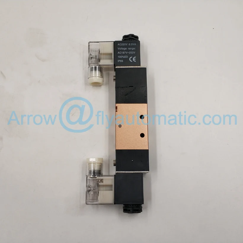 4V230C 08 1/4 &quot5 портов 3 положения закрытый центр двойная катушка соленоидного
