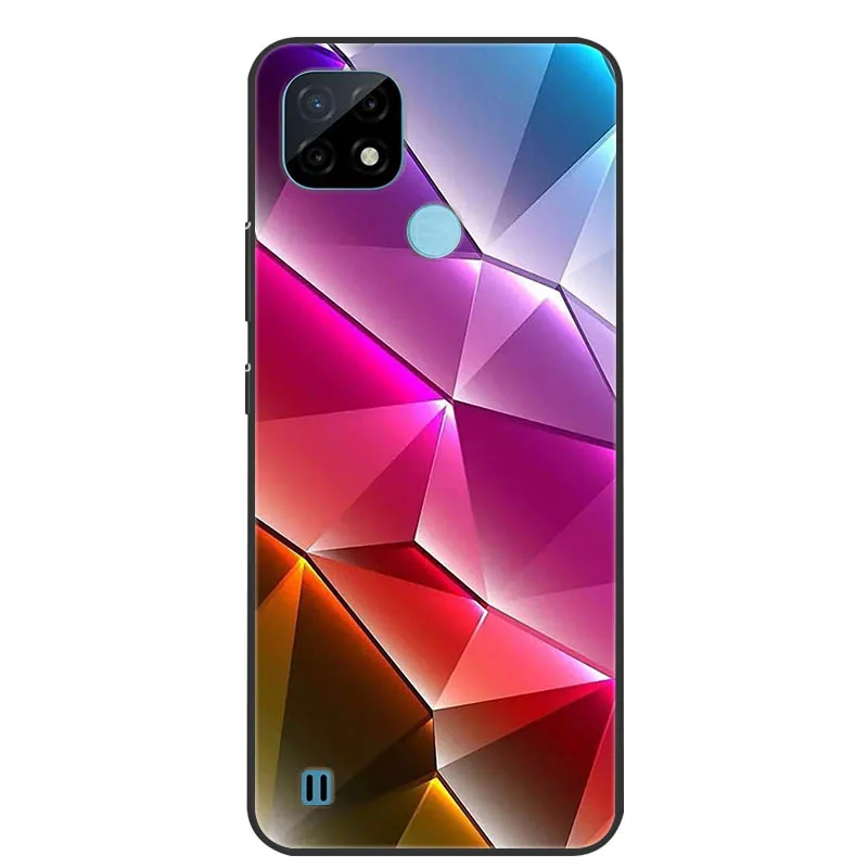 for realme c21 case fashion soft silicone funda cover for oppo realme c21 phone cases realmec21 c 21 c21y c25 c25s tpu bumper free global shipping