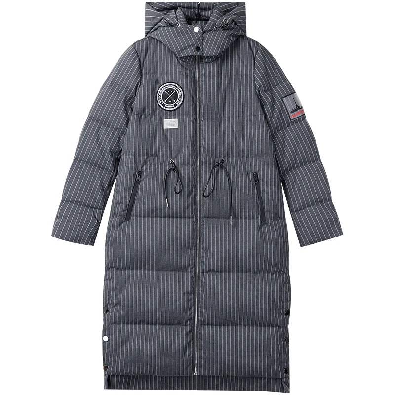 Зимняя женская куртка 2020 парка корейский белый утиный пух пальто Женский пуховик