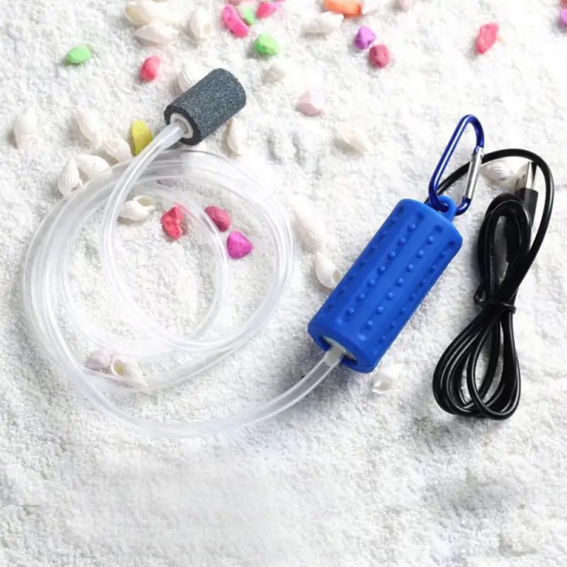 Портативный аквариум миниатюрный с USB для аквариума воздушный бесшумный