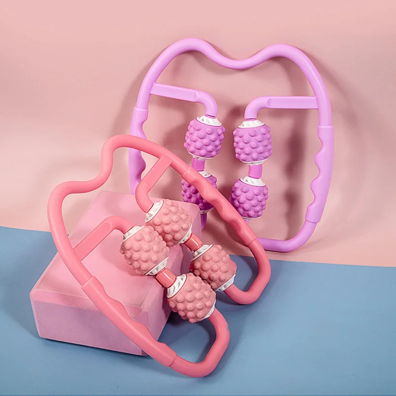 

U-образный Массажер для триггерных точек, массажер для шеи и мышечной ткани, аксессуары для фитнеса, дома, спортзала, пенопластовый ролик, ко...