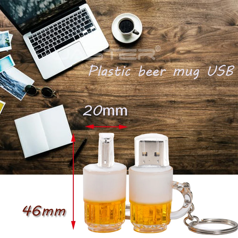 SHANDIAN Beer Keyshain USB флеш накопитель 32 ГБ 16 8 4 2 0 карта памяти U Stick|USB флэш-накопители| |