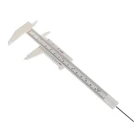 Двойная шкала скользящий Калибр бровей линейка для нанесения татуировки перманентный макияж суппорт инструменты