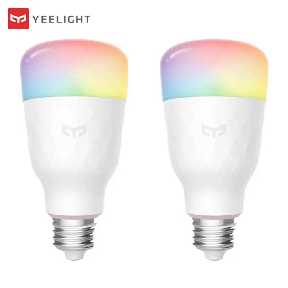 Yee светильник RGB LED умная лампа 1S E27 8 5 Вт 800 люмен умный WiFi лампочки дом Apple Homekit