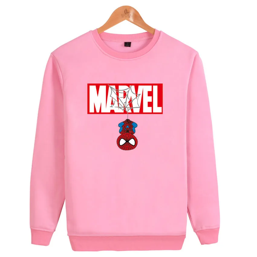 C4 Женские осенние флисовые Marvel Человек-паук пуловер худи с принтом толстые свободные женские толстовки Толстовка женская повседневная одежда - Цвет: C4