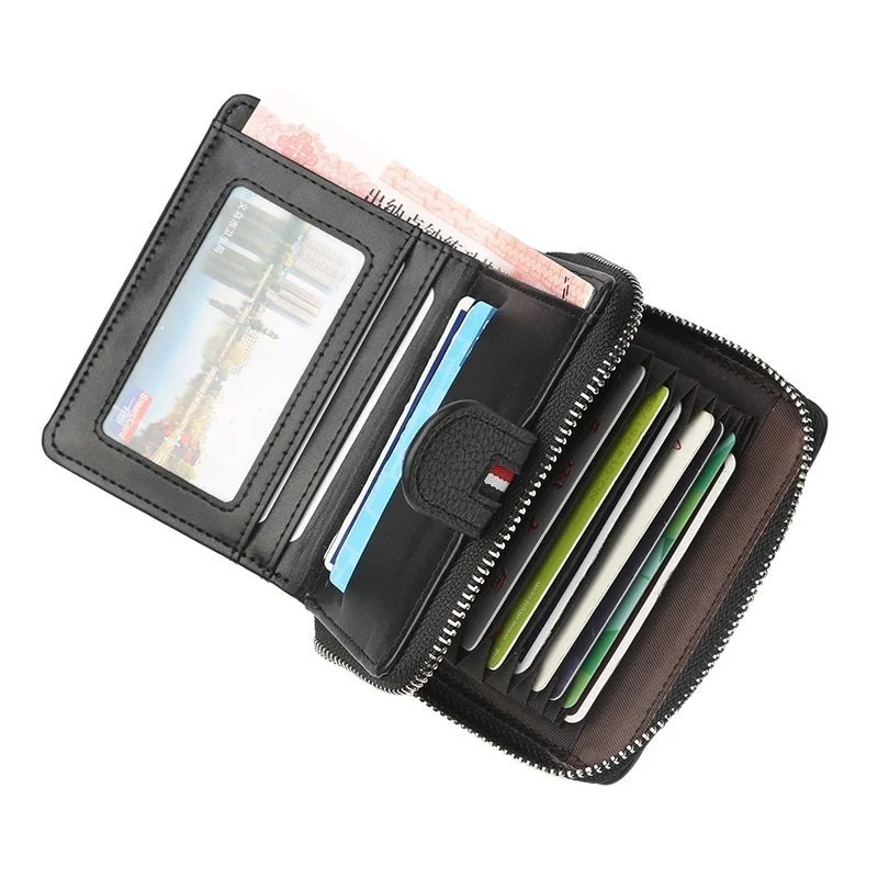 Baellerry кошелек для карт мужской повседневный короткий на молнии с карманом монет