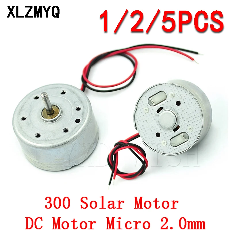 DC 1.5V 3V 4.5V 5V 6V micro Motor Type 300 for Solar Panel DIY Toys 2 Pins Plug Spacing 2.0mm PH2.0mm Brush Motors | Строительство и
