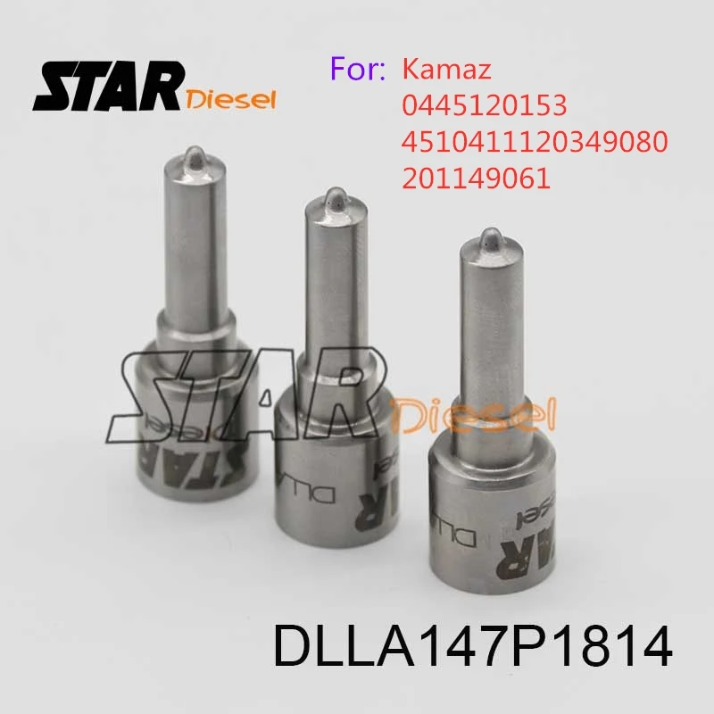 

Star Diesel Common Rail Injector Nozzle Tips DLLA147P1814 DLLA 147P 1814 For Kamaz 0445120153 4510411120349080 201149061