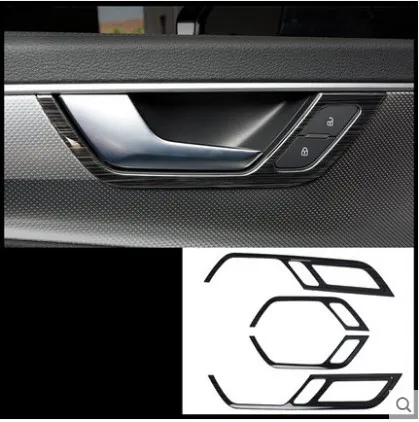 Для Audi A6 C8 2019 Стайлинг автомобиля внутренняя дверная ручка чаша крышка отделка