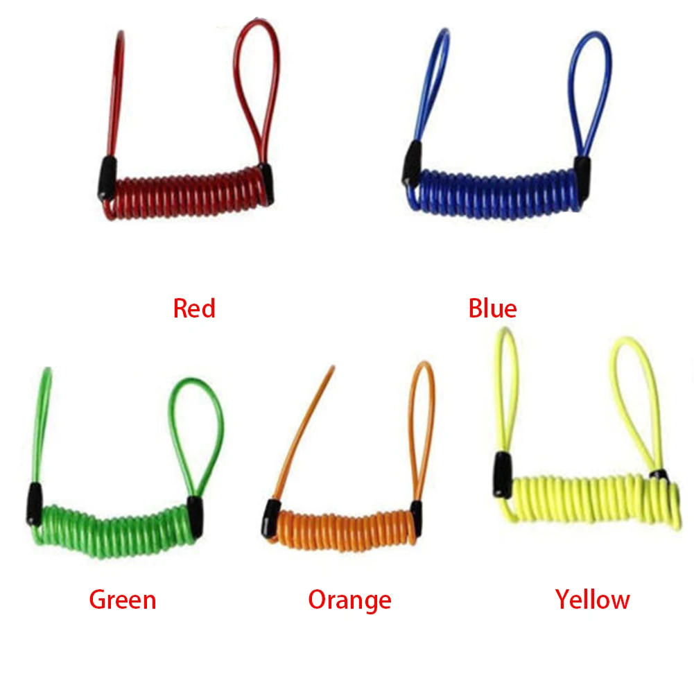 

Motorcycle Bike Scooter Alarm Disc Lock Security Spring Reminder Cable Strong Theft Protection for BIke and Motorcycle