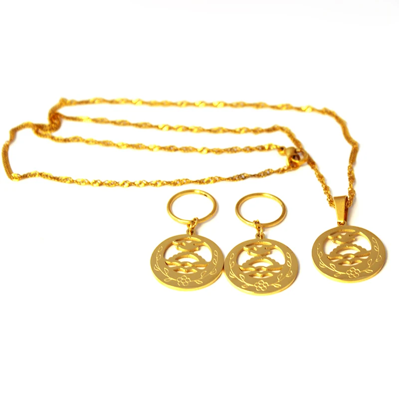 Ювелирные наборы из нержавеющей стали для женщин Kiribati Новая Зеландия ювелирные