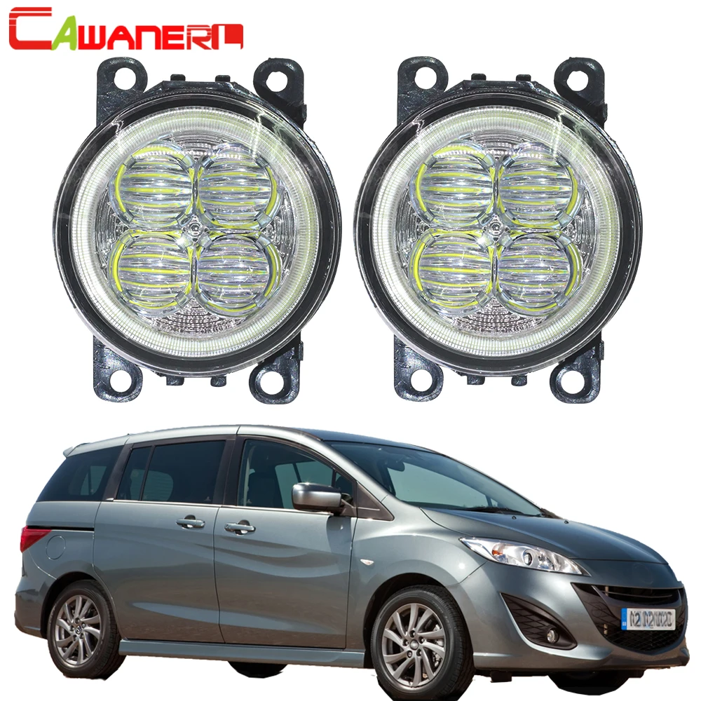 Cawanerl 2 шт. автомобиль передний светодиодный лампы Противотуманные фары